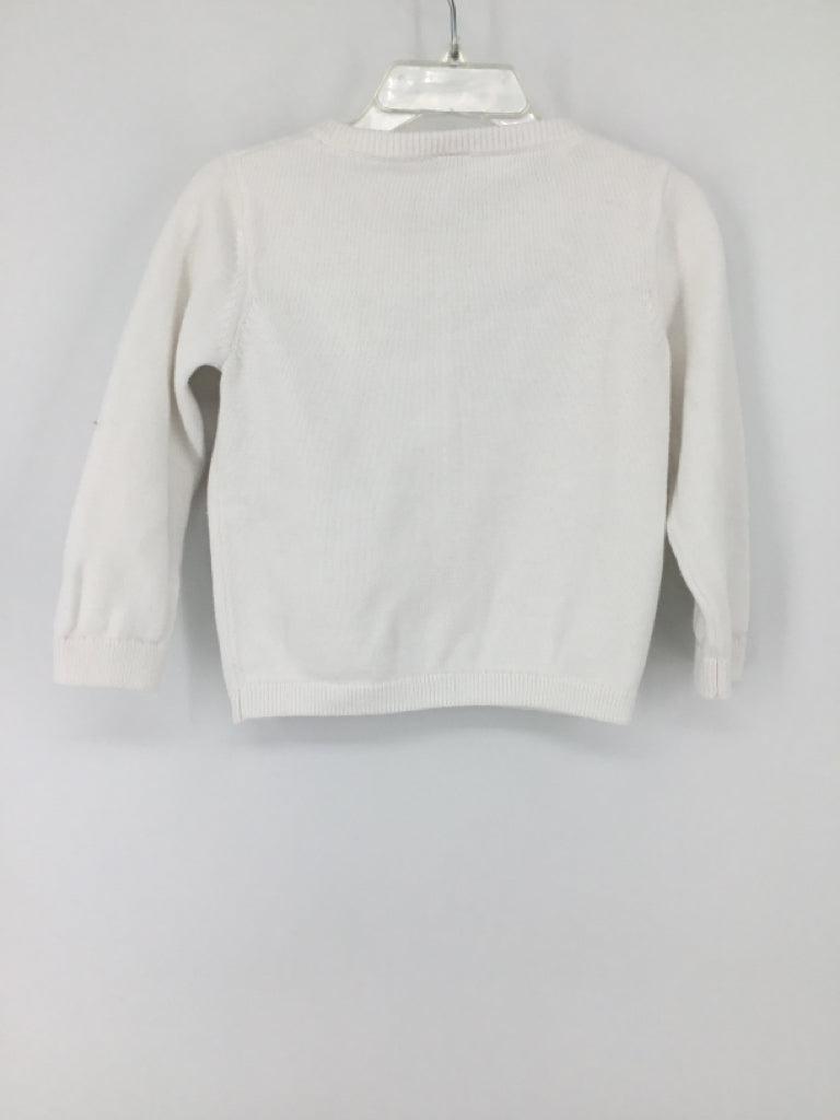 Edgehill Collection Child Size 18 Months White Sweater - girls