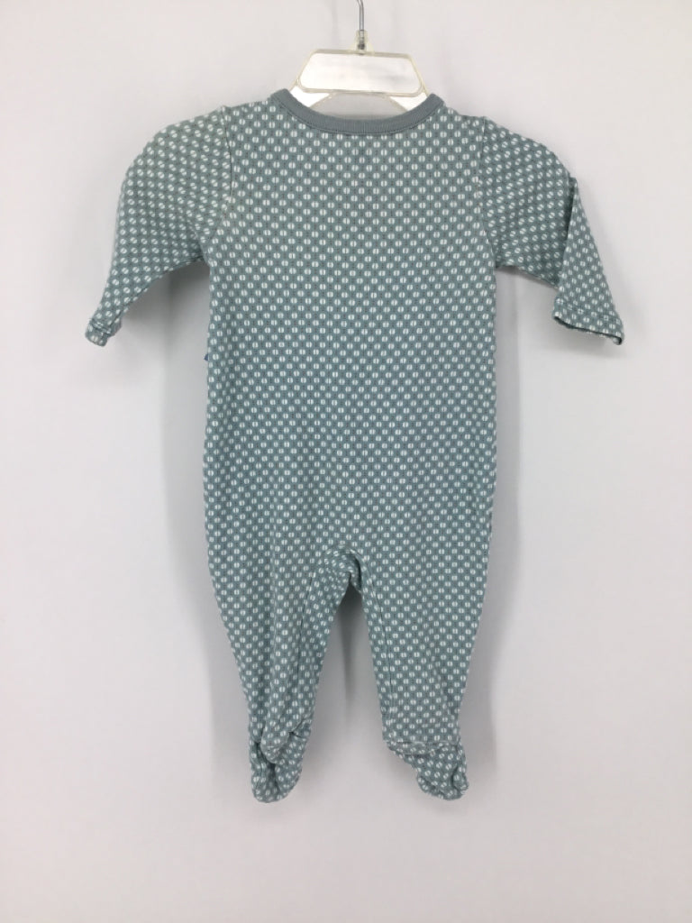 Tea Child Size 0-3 Months Blue Sleepers