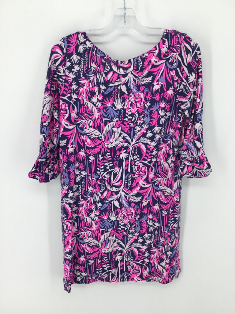 Lilly Pulitzer Child Size 8 Navy Dress - girls