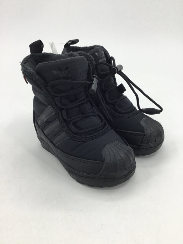 Adidas Child Size 5 Toddler Black Boots
