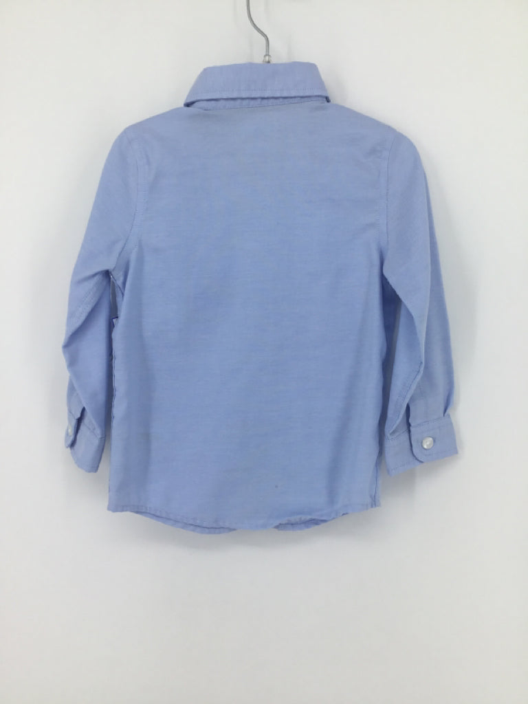 Cat & Jack Child Size 2 Blue Solid Shirt - boys