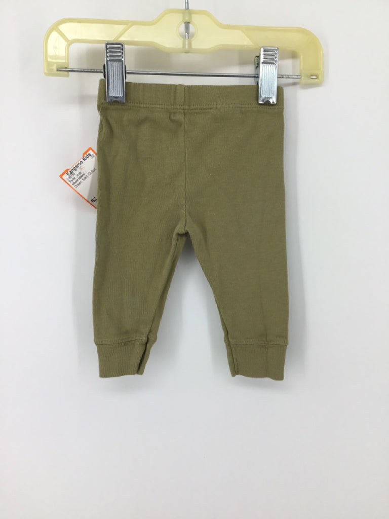 cloud island Child Size Newborn Green Solid Pants - boys