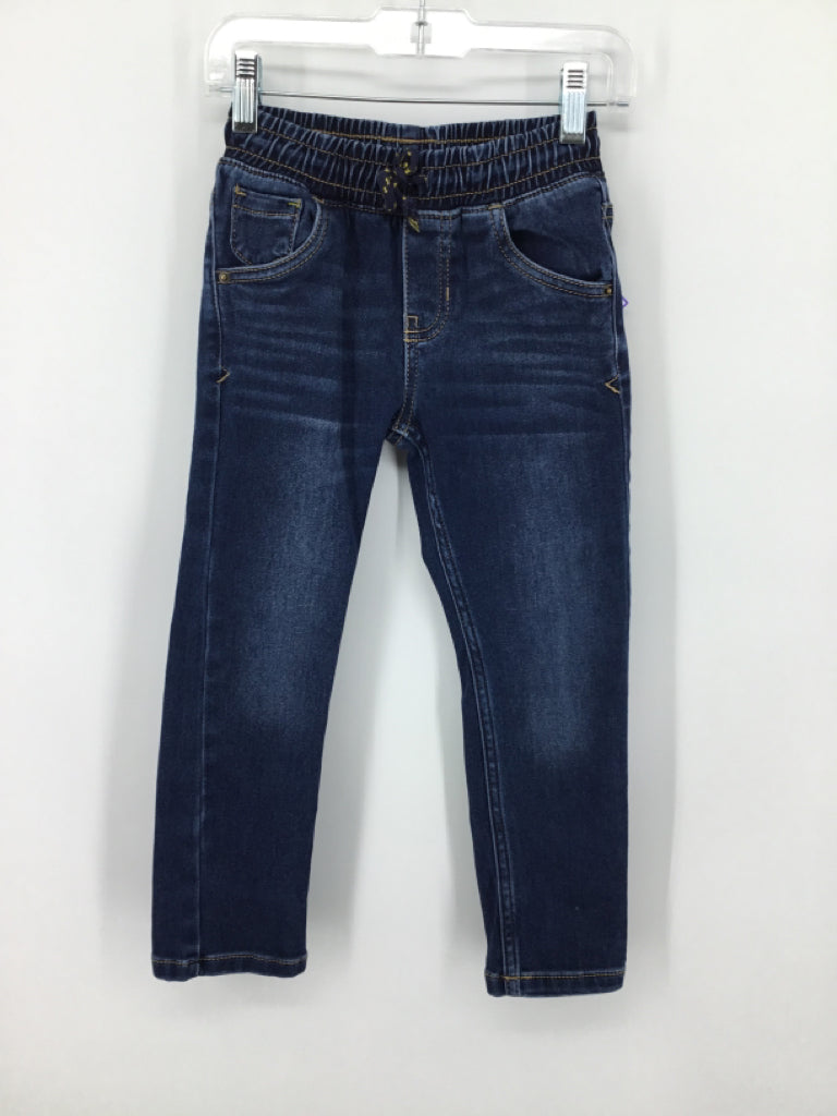 Cat & Jack Child Size 4 Blue Solid Jeans - boys