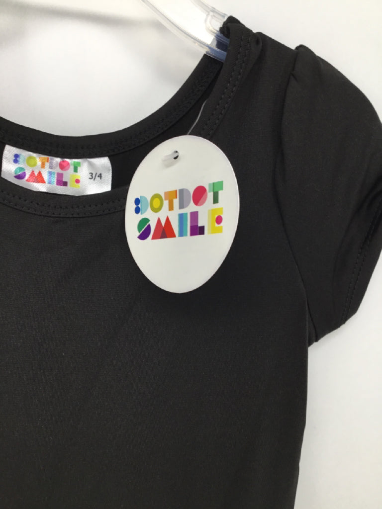Dot Dot Smile Child Size 3 Black Dress - girls