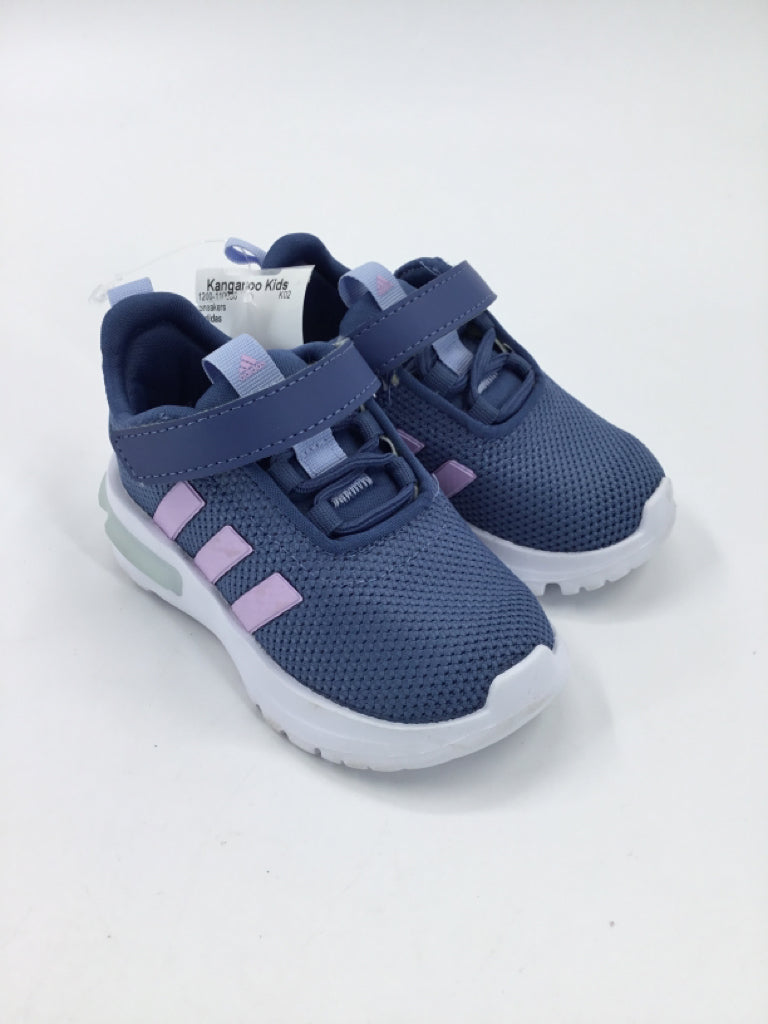 Adidas Child Size 5 Toddler Blue Sneakers