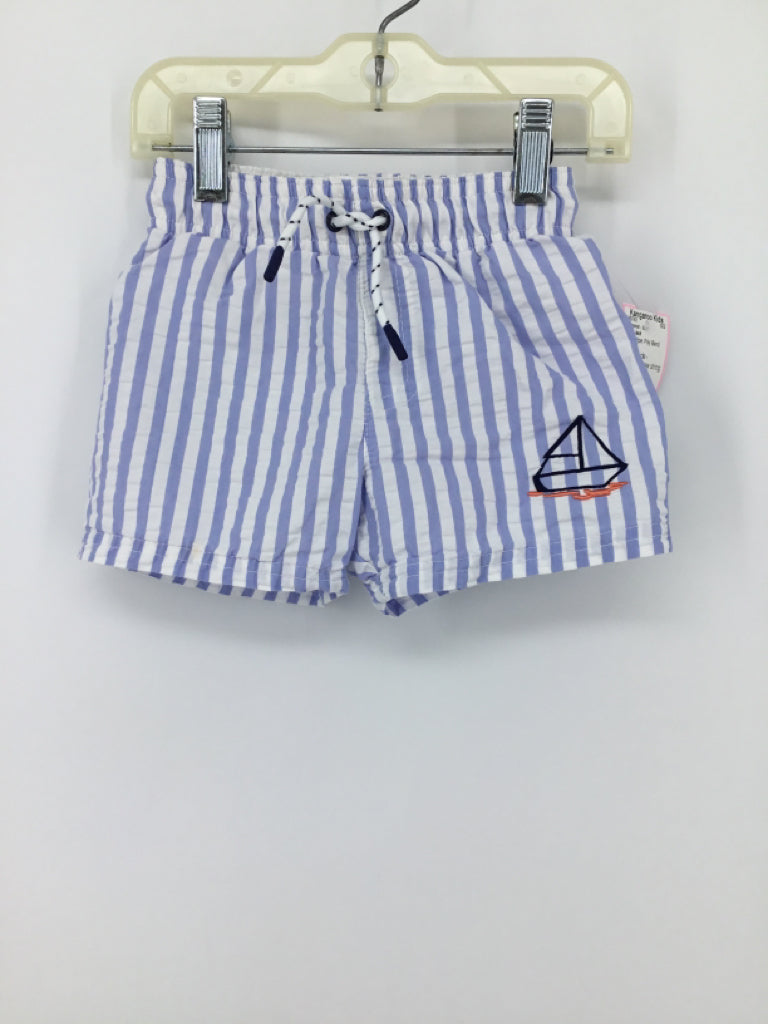 Cat & Jack Child Size 18 Months Blue Stripe Swimwear - boys
