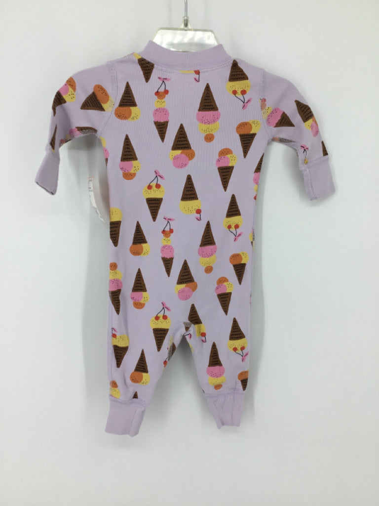 Hanna Andersson Child Size 0-3 Months Purple Pajamas - girls