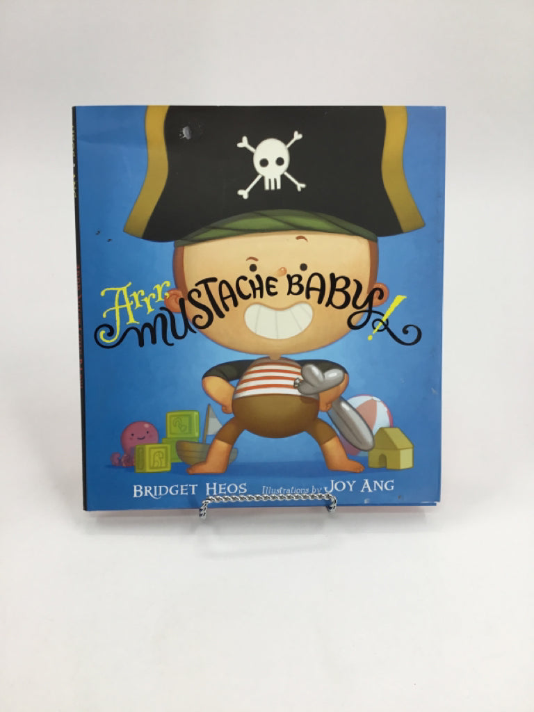 Arrr, mustache baby! Hardback Book