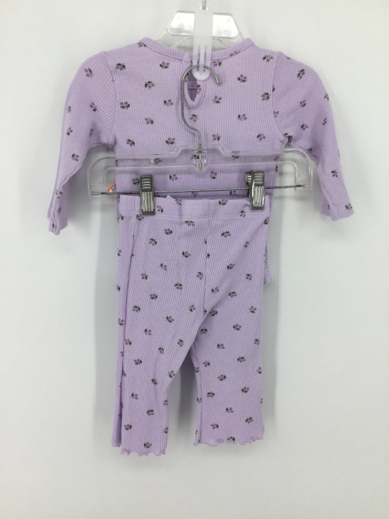 Carter's Child Size 6 Months Purple Outfit - girls