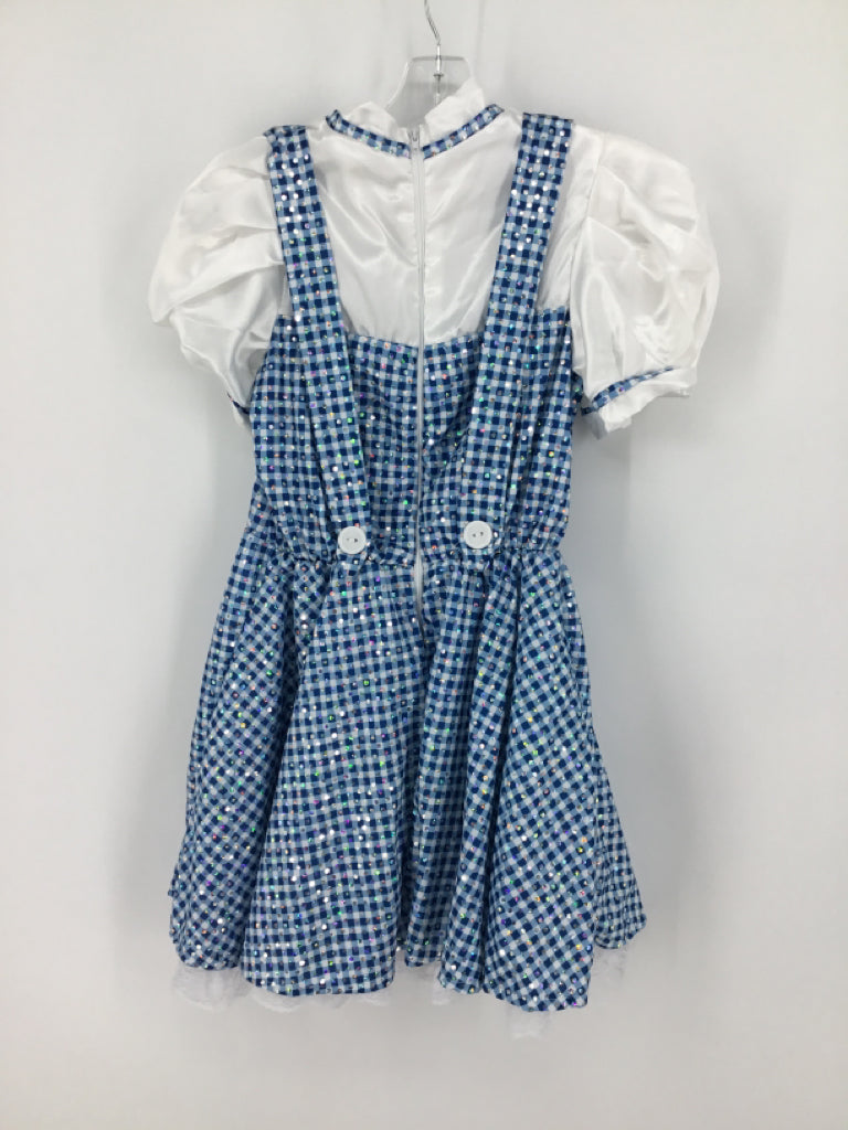 Wizard of Oz Dorothy Child Size 8 Blue Halloween Costume