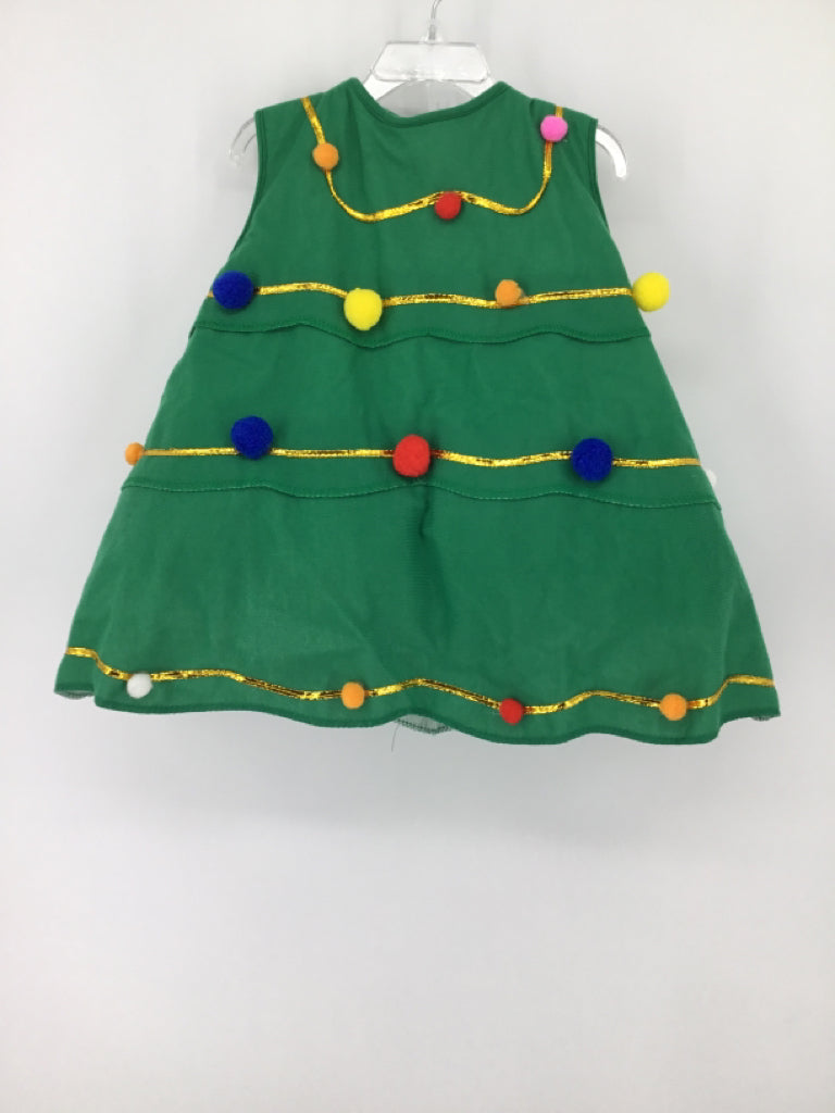 Rubies Child Size 2 Green Christmas Tree Dress-Up