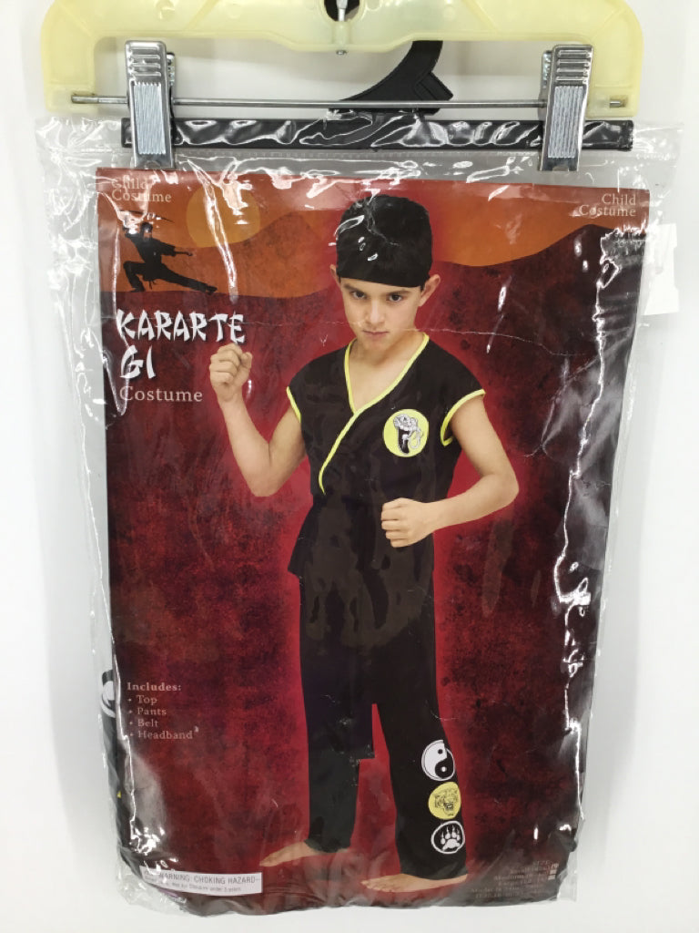 Fun World Child Size 4 Black Karate Gi Halloween Costume