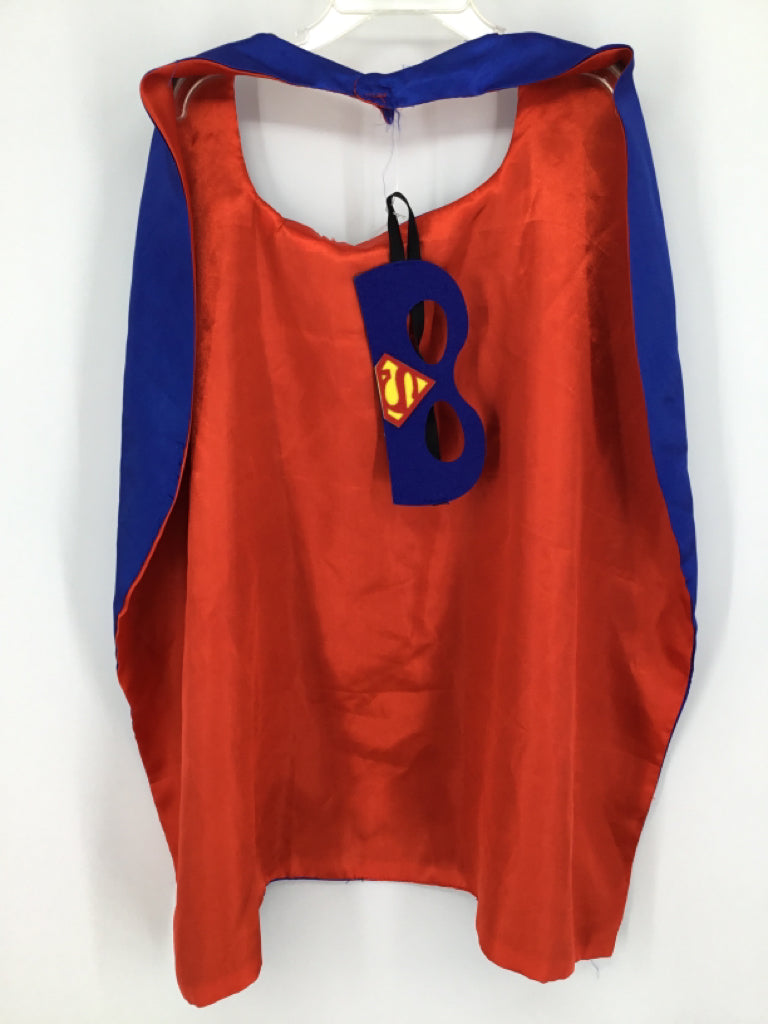 brandless Child Size 3 Blue Dress-Up Superman Cape & Mask