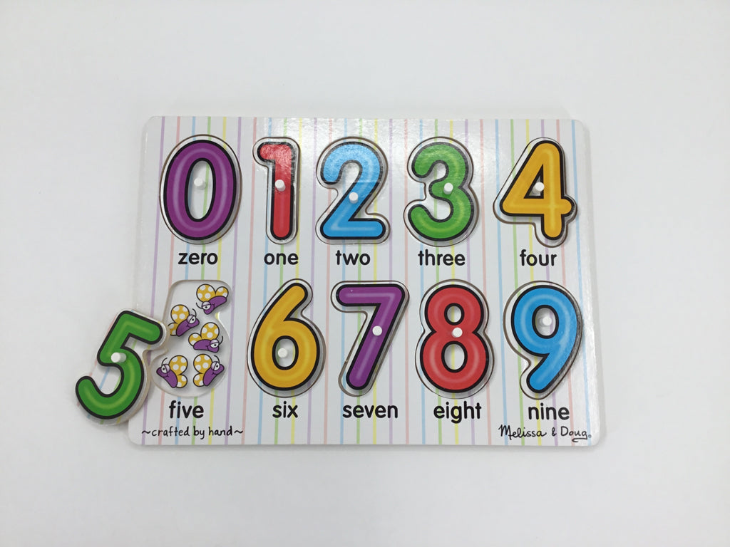 Melissa & Doug Peg See Inside Numbers Puzzle