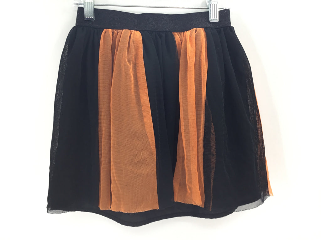 Cat & Jack Child Size 7 Orange Halloween Skirt