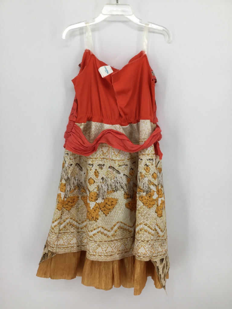 Disney Child Size 4 Peach Moana Halloween Costume