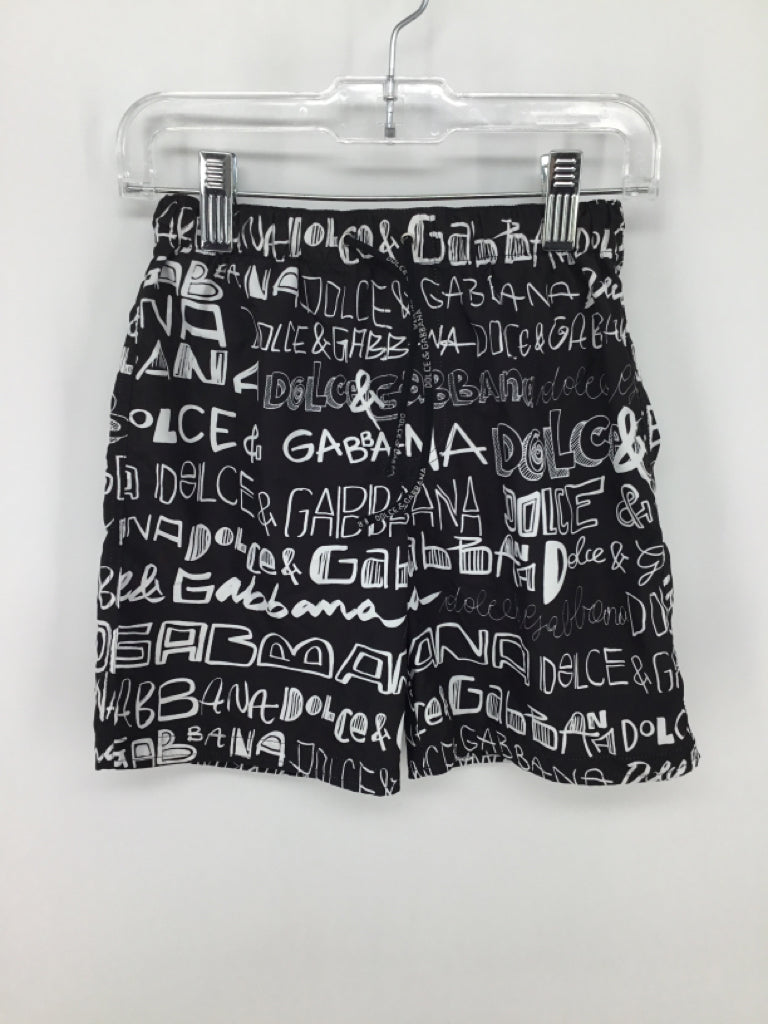 Dolce & Gabbana Child Size 4 Black Print Swimwear - boys