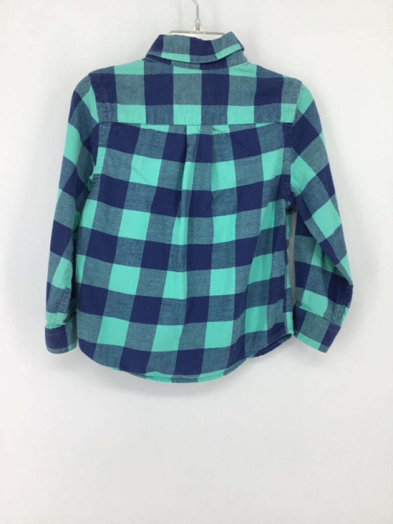 vineyard vines Child Size 2 Blue Gingham Shirt - boys