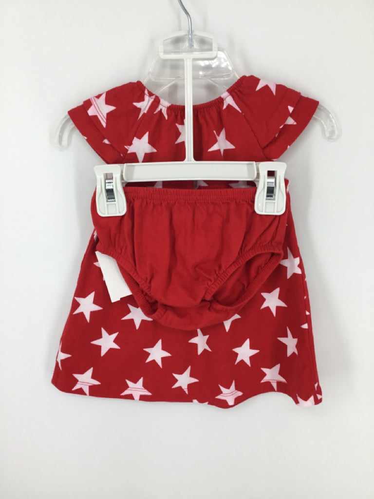 Child of Mine Child Size 3-6 Months Red Stars & Stripes Dress
