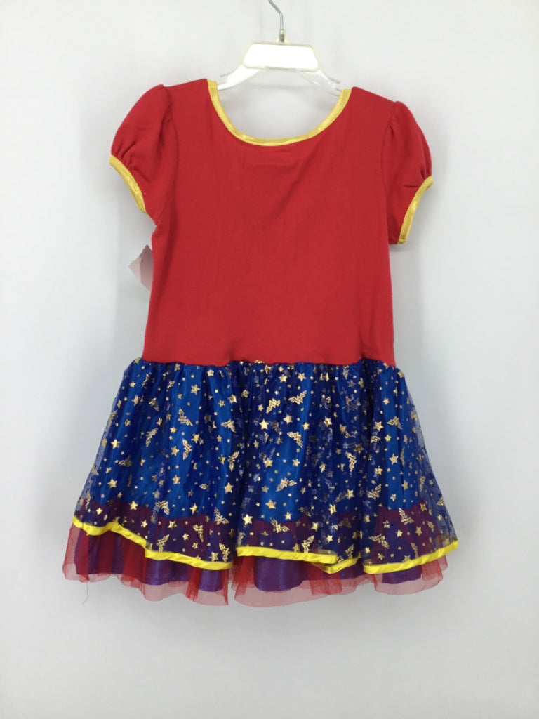 Wonder Woman Child Size 5 Red Dress-Up