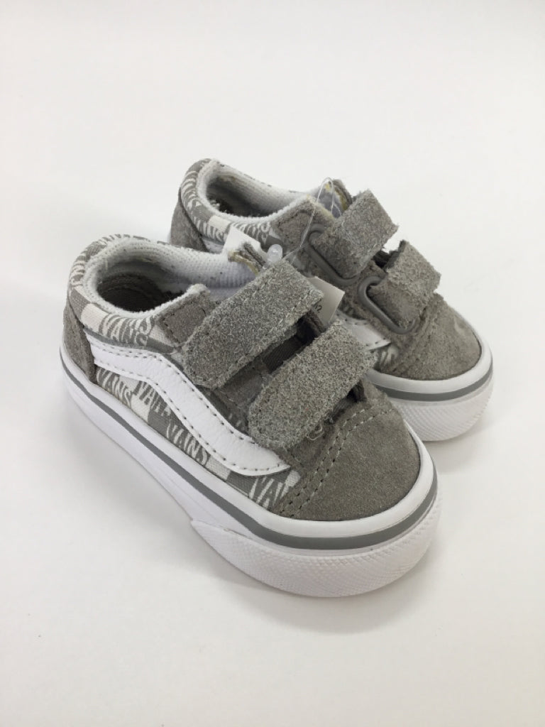Vans Child Size 2 Toddler Gray Sneakers