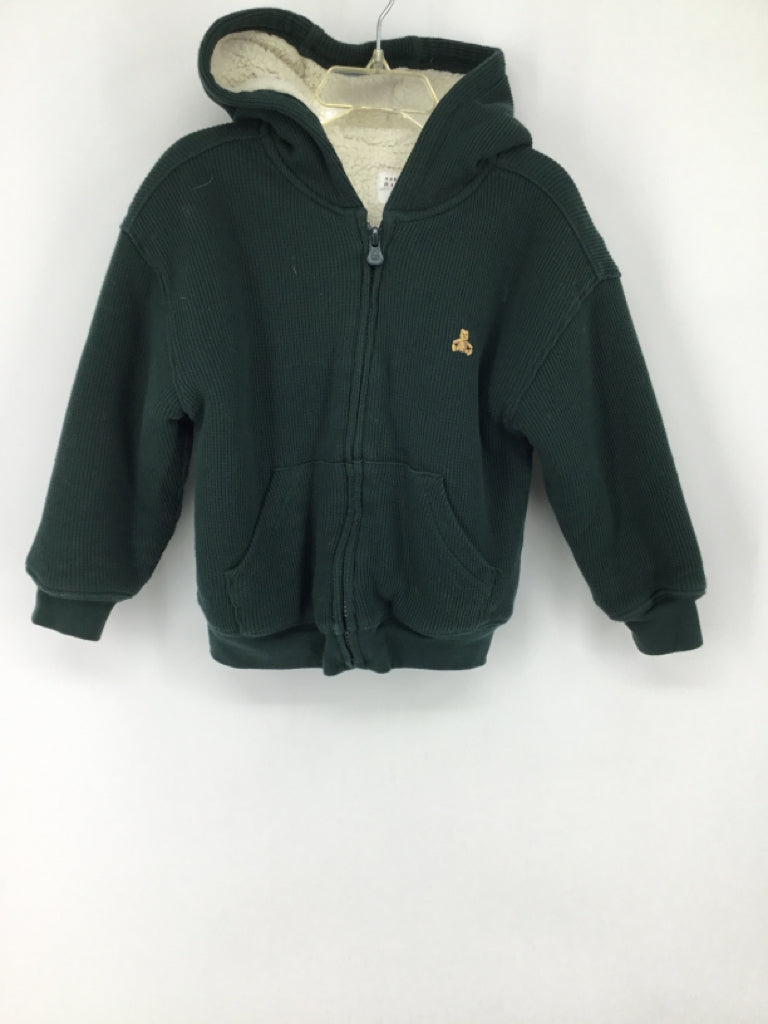 Baby Gap Child Size 4 Green Solid Hoodie - boys