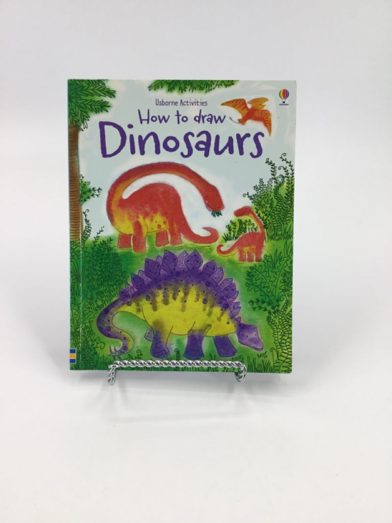 How to Draw Dinosaurs Paper Back Book