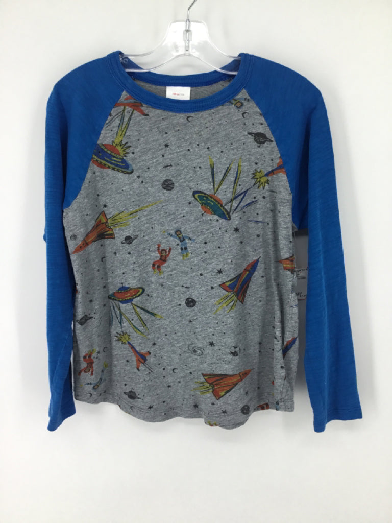 Hanna Andersson Child Size 8 Blue Space T-shirt - boys