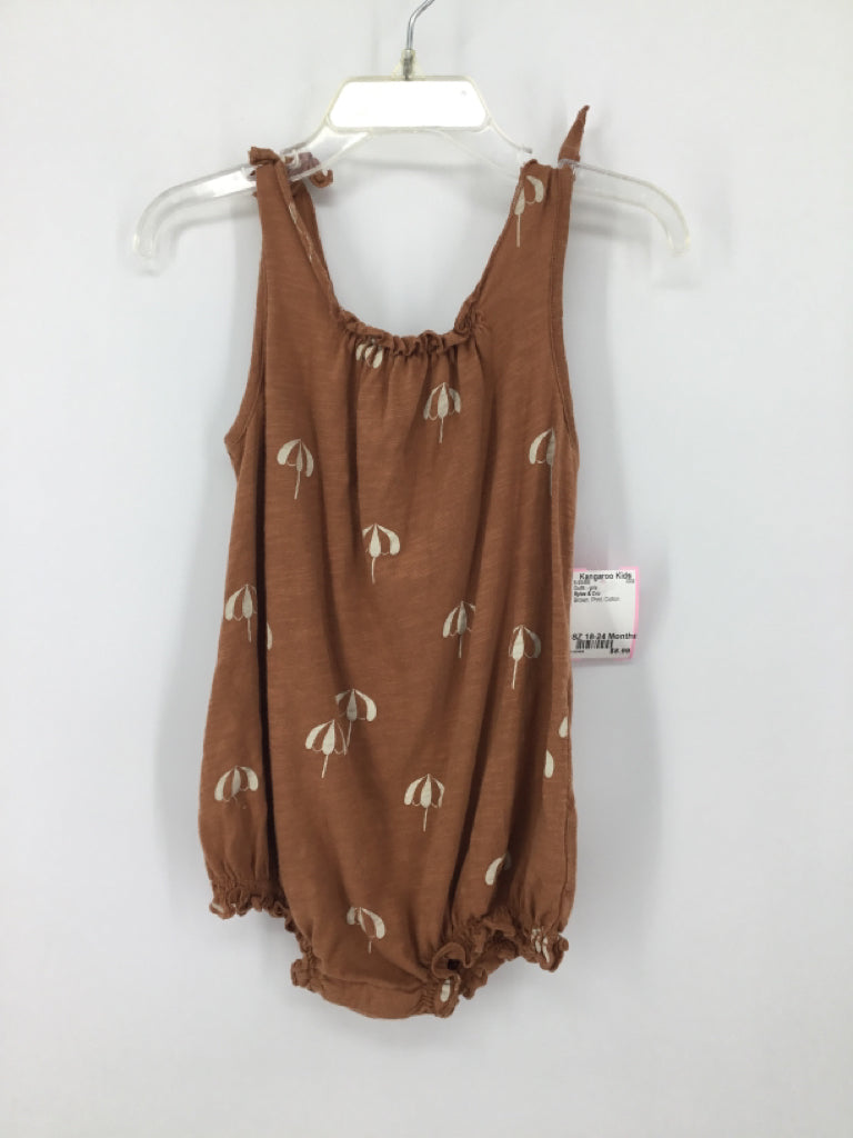 Rylee & Cru Child Size 18-24 Months Brown Outfit - girls