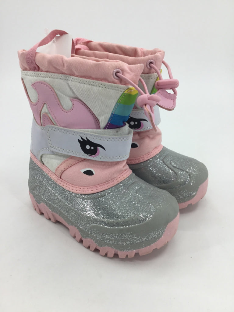 Cat & Jack Child Size 11 Pink Rain/Snow Boots