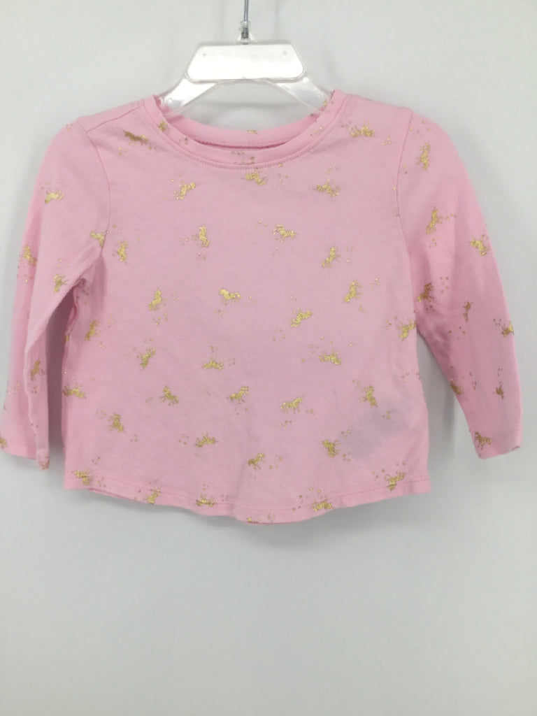 Old Navy Child Size 12-18 Months Pink T-shirt - girls