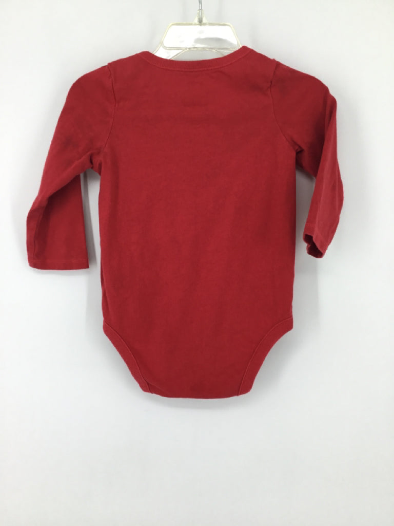 Baby Gap Child Size 6-12 Months Red Onesie