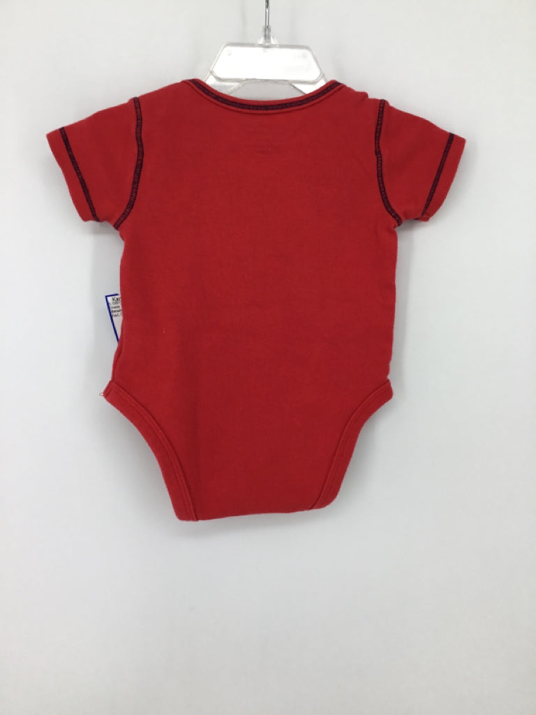 Genuine Merchandise Child Size 3-6 Months Red Onesie