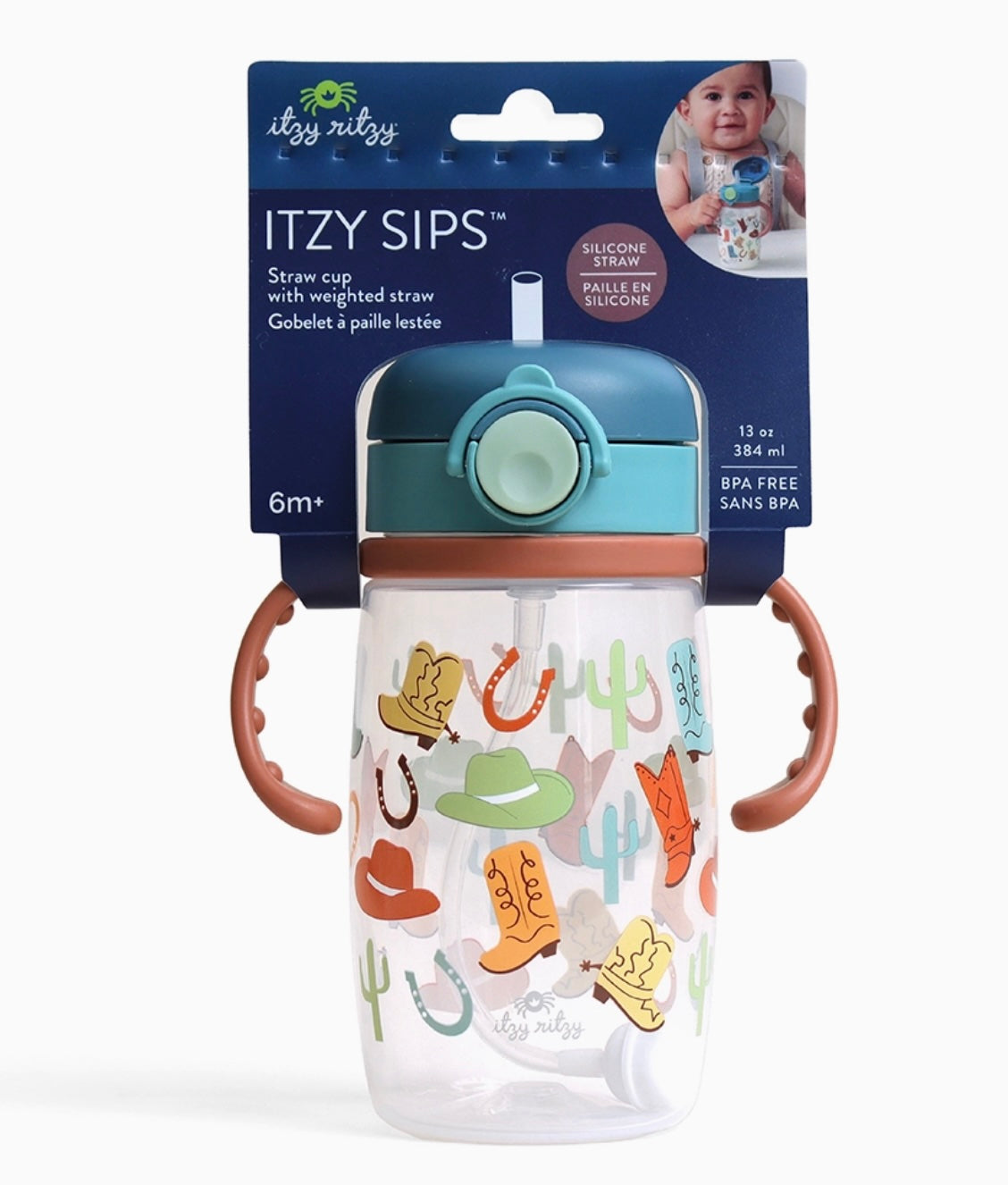 Itzy Ritzy - Itzy Sips Straw Cup with Weighted Straw