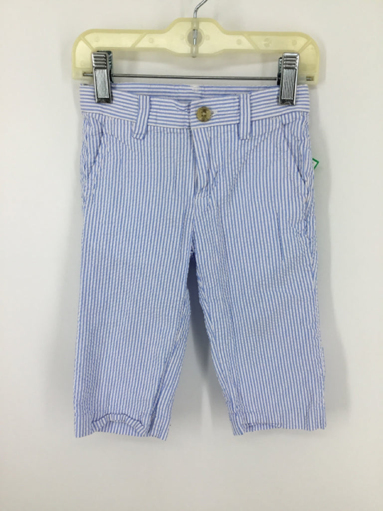 Janie and Jack Child Size 12-18 Months Blue Stripe Pants - boys