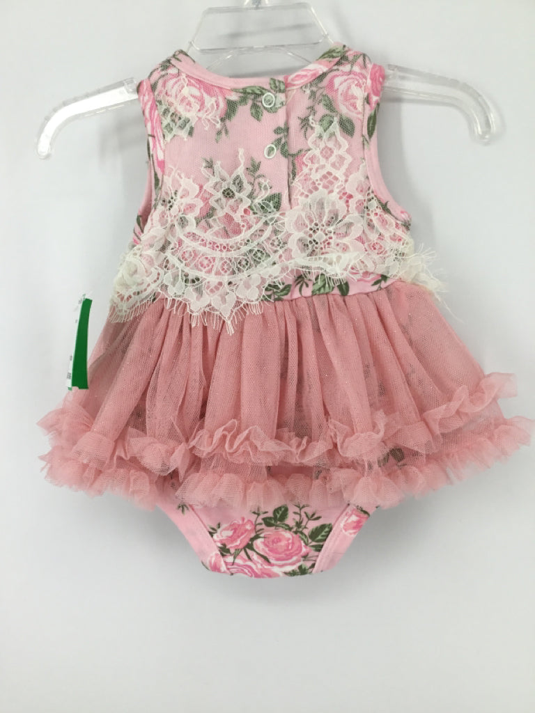 Nicole Miller Child Size 3-6 Months Pink Outfit - girls