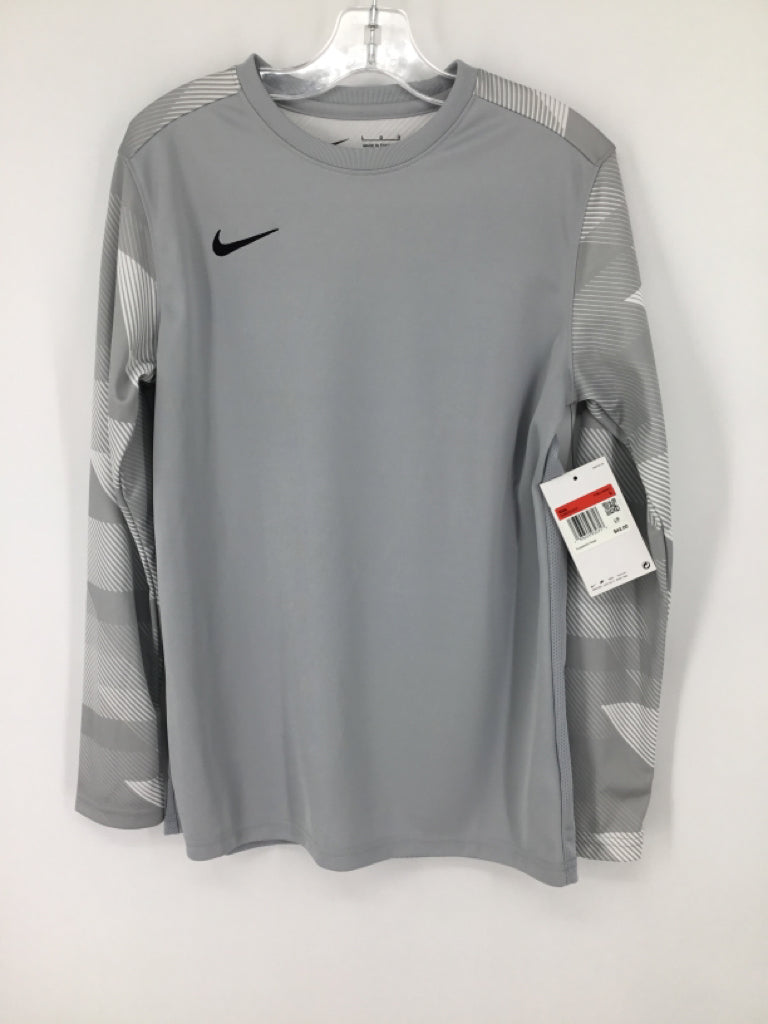 Nike Child Size 14 Gray Solid Shirt - boys