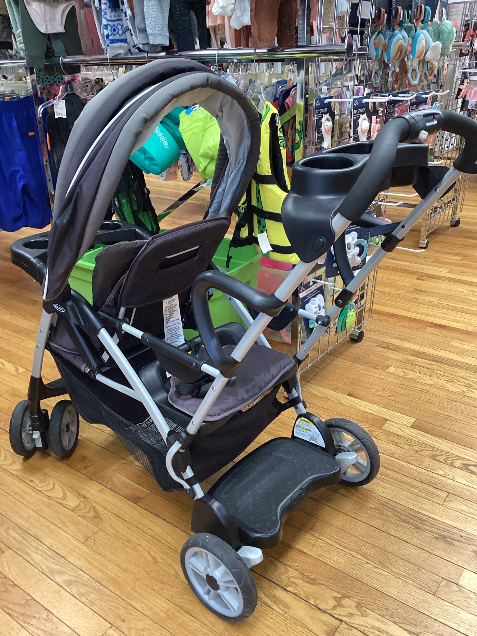 Graco RoomFor2 Click Connect Stand and Ride Double Stroller