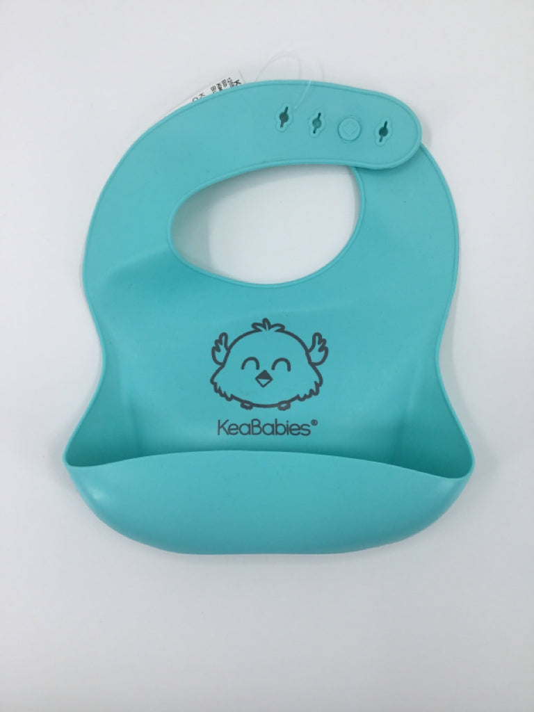 KeaBabies Child Size One Size Blue Bib