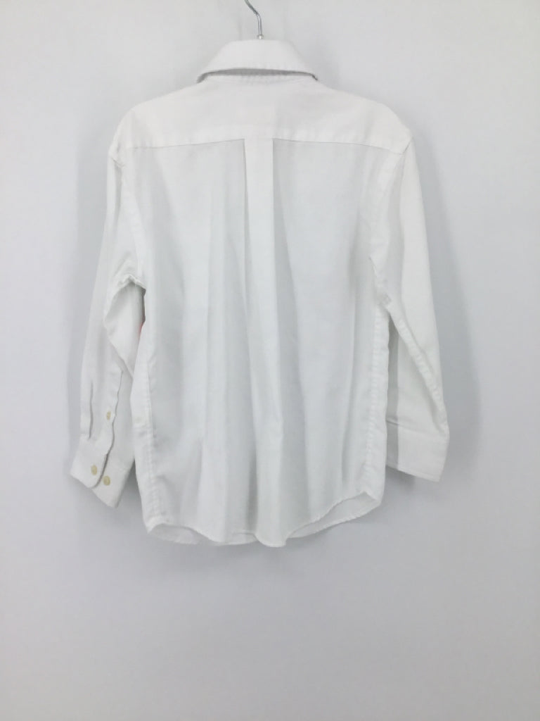 Cat & Jack Child Size 4 White Solid Shirt - boys