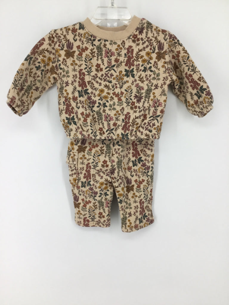 Little Co Child Size 6 Months Tan Outfit - girls