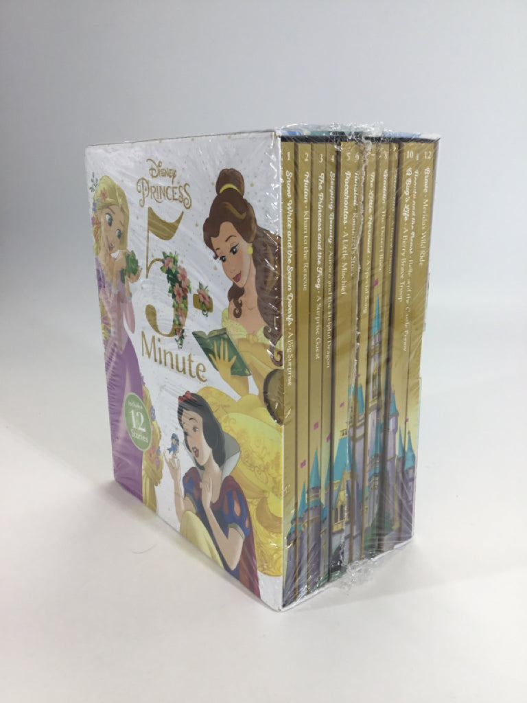 Disney Princess 5-Minute Story Book Box Set Hardcover Books
