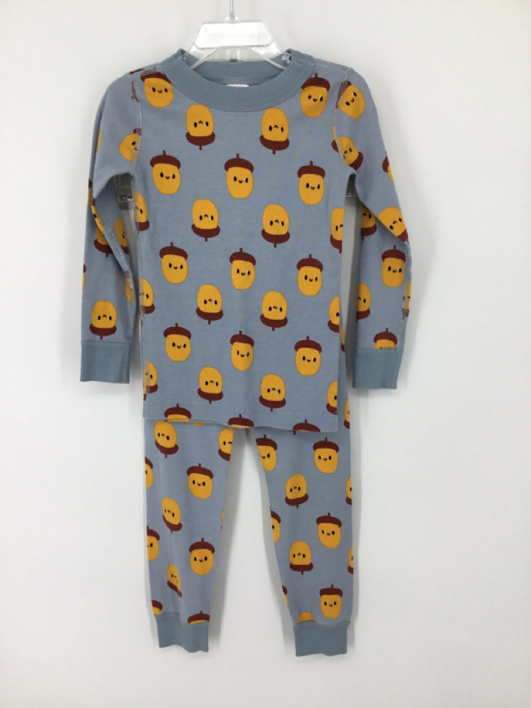Hanna Andersson Child Size 4 Blue Print Pajamas - boys