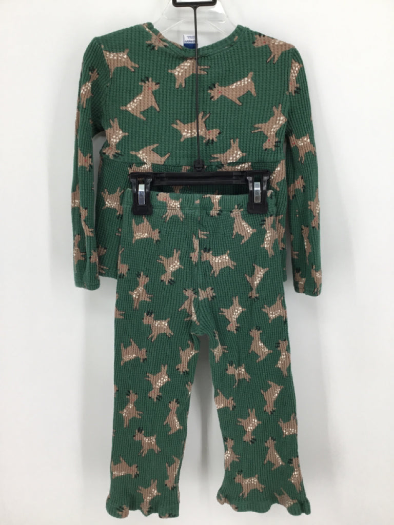 Old Navy Child Size 4 Green Christmas Outfit