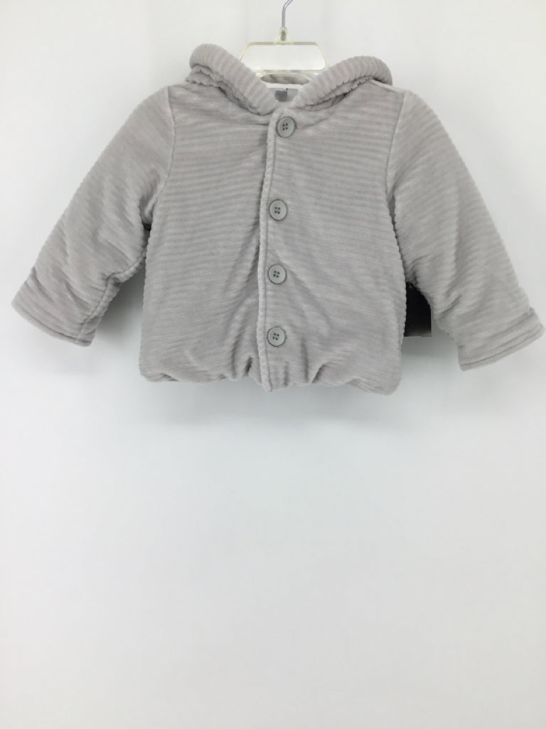 Fagottino Child Size 6-9 Months Gray Solid Jacket - boys
