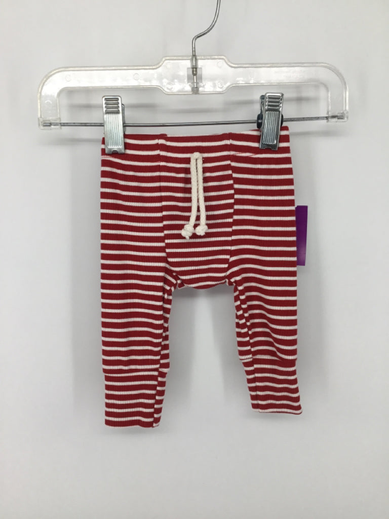 Childhoods Child Size 0-3 Months Red Stripe Pants - boys