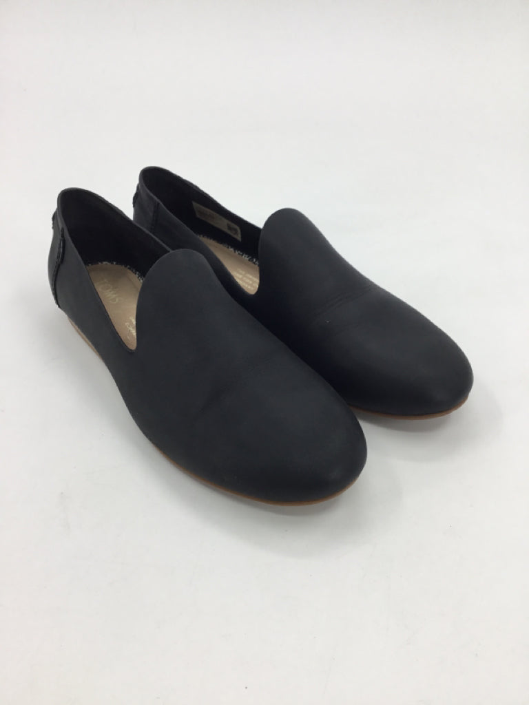 Toms Child Size 5 Youth Black Dress Shoes