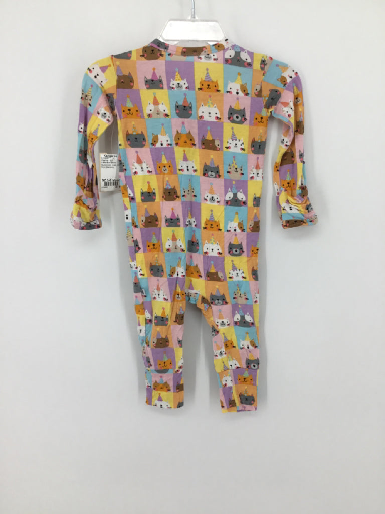 Little Bum Bums Child Size 3-6 Months Multi-Color Pajamas - girls