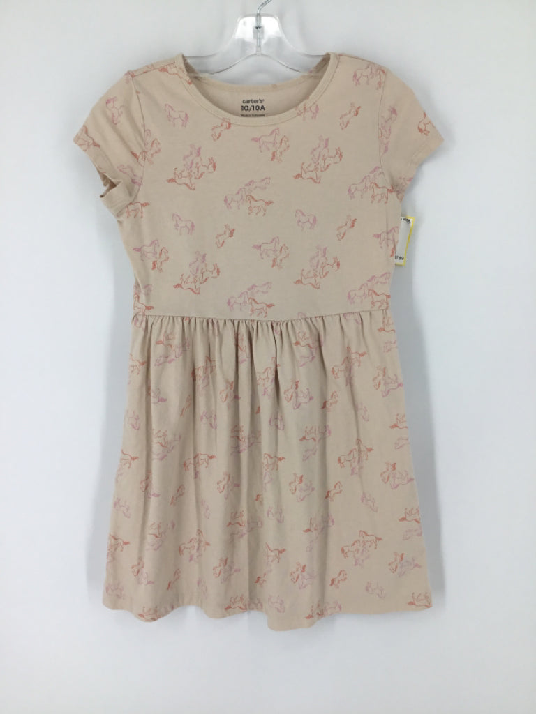 Carter's Child Size 10 Tan Dress - girls