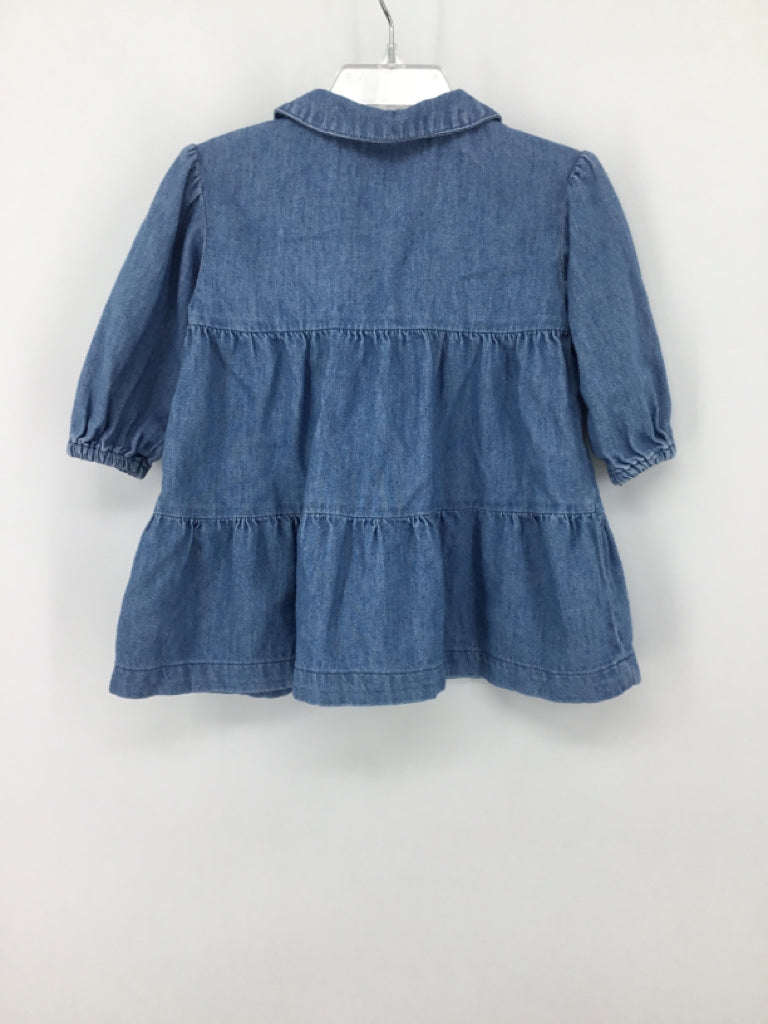 Old Navy Child Size 6-12 Months Blue Dress - girls